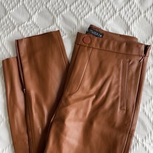 ZARA leather pants